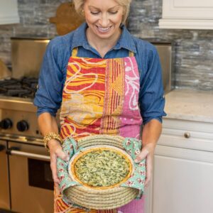 Rahab's Rope - Kantha Patchwork Sari Apron