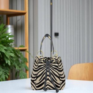 ITALIAN'S LEATHER - Noleila calfskin and pony hair bag 250826