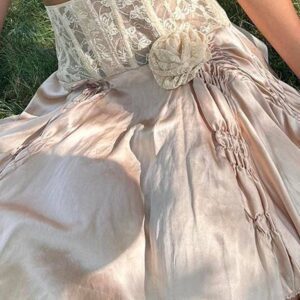 Urban Hyena Pink Floral Lace Short Coquette Skirt