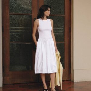 MOD REF - The Isla Dress | Smocked Cotton Midi Dress